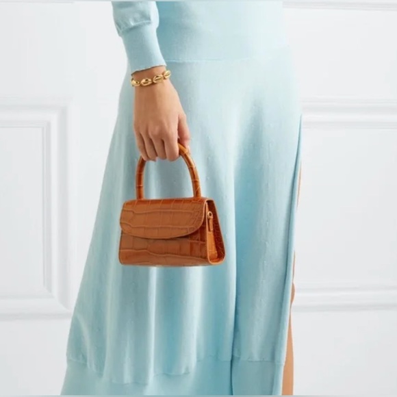 BY FAR mini embossed shoulder bag - Picture 7 of 10